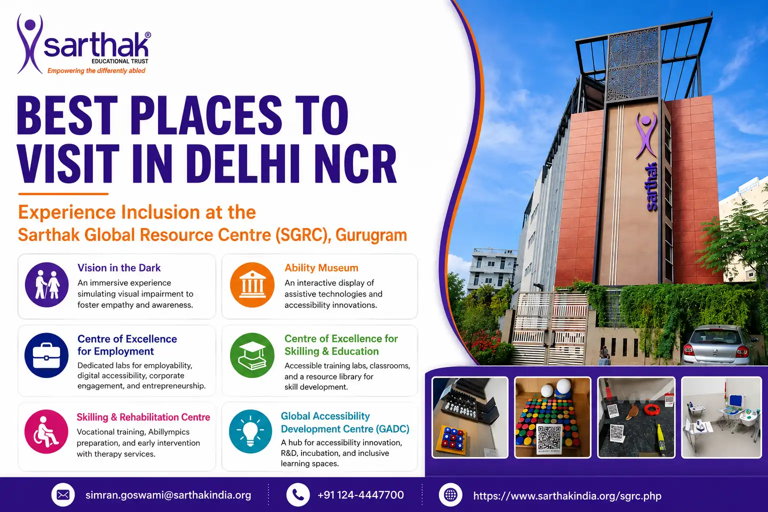 Best Places to Visit in Delhi NCR: Experience Inclusion at the Sarthak Global Resource Centre (SGRC), Gurugram